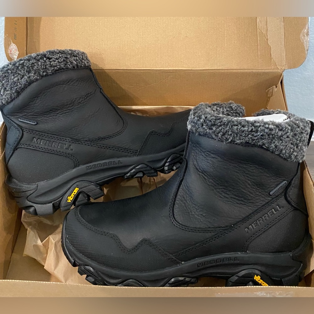 Merrell Coldpack 3 Thermo Mid Zip Ladies Womens Waterproof Ankle Boots Size 7.5